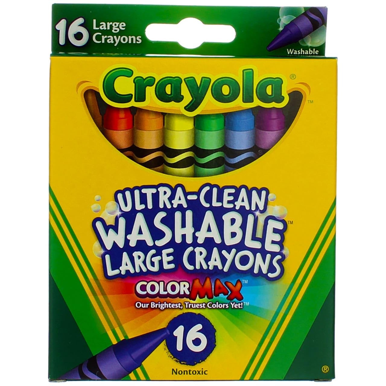 Crayola Washable Crayons 16 PCS