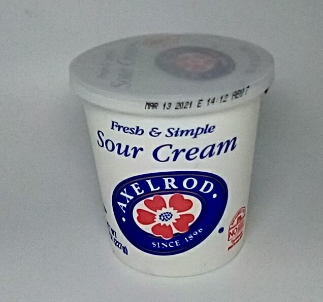 AXELROD SOUR CREAM 227 GM