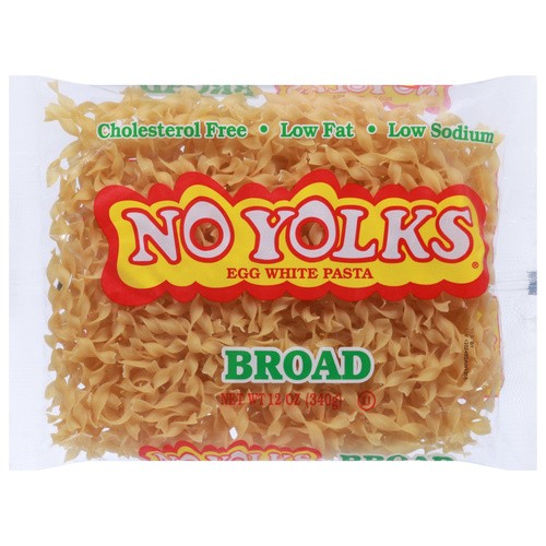 NO YOLKS BROAD NOODLES 12 OZ