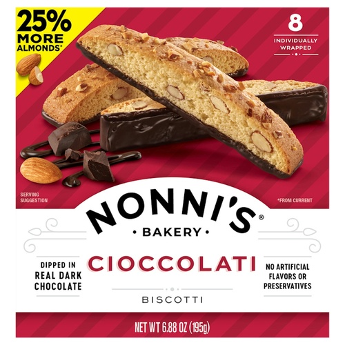 NONNIS CIOCCOLATI BISCOTTI               8 PACK