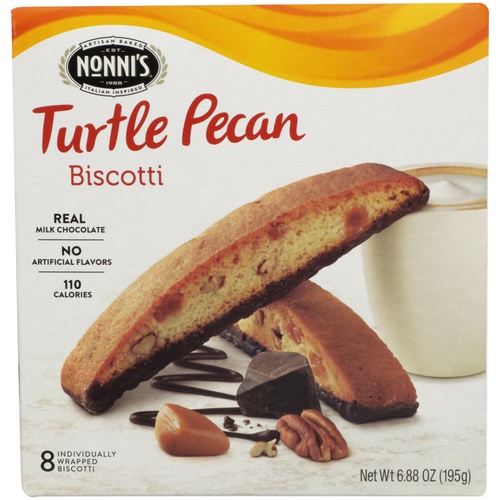 NONNI'STLE PECAN BISCOTTI 8 Pack         1 OZ