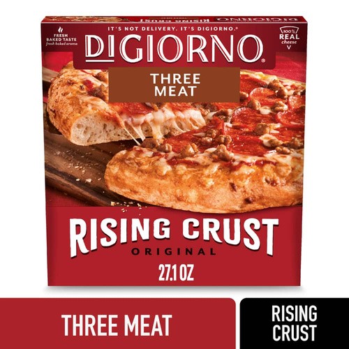DIGIORNO RISING CRUST 3MEAT PIZZA 27.1 OZ