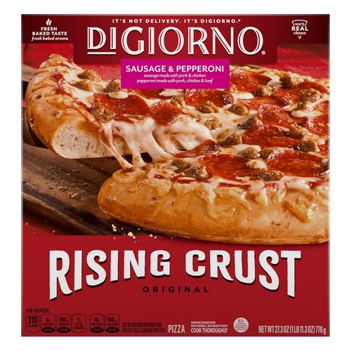 DIGIORNO RISING CRUST PEPRONI SAUSG 27.3 OZ