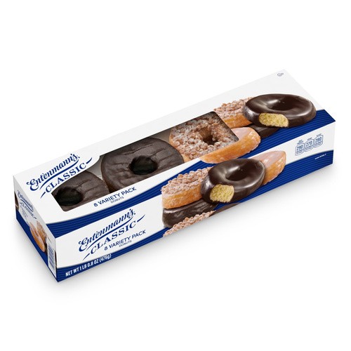 ENT VARIETY PACK DONUTS 16Z 8 COUNT