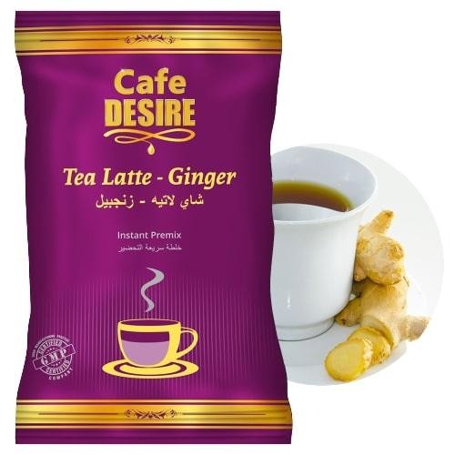 Cafe Desire Tea Latte Unsweetened Ginger  650 GM
