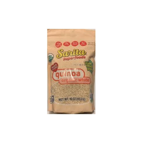 SARITA: QUINOA ORG WHITE 16 OZ