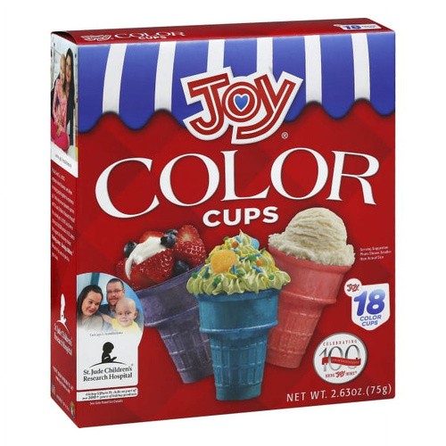 JOY COLOR CUPS 18 COUNT