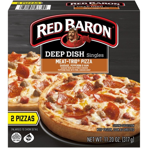 RED BARON SINGLE SERVE MEAT TRIO         1 OZ