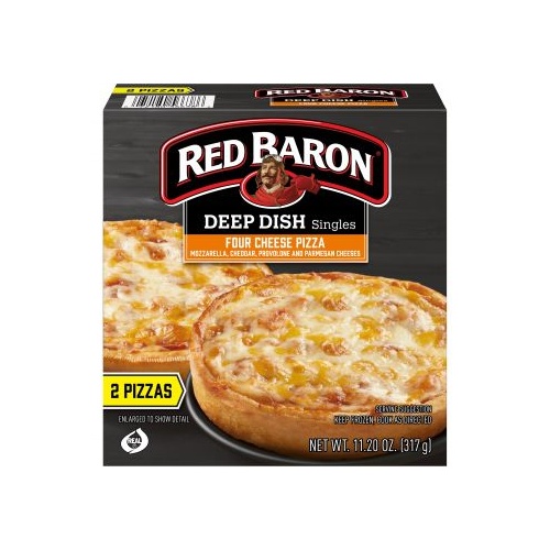 RED BARON SINGLE SERVE FOUR CHEESE       1 OZ
