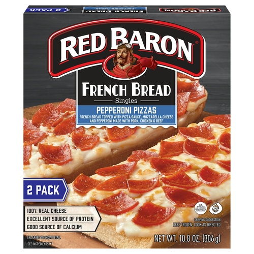 RED BARON FRENCH BREAD PEPPERONI         10.8 OZ