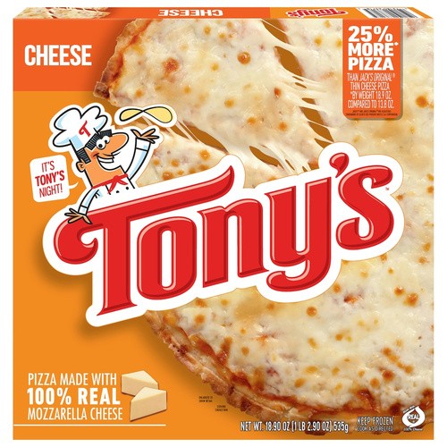 TONY'S CHEESE PIZZA 18.9 OZ