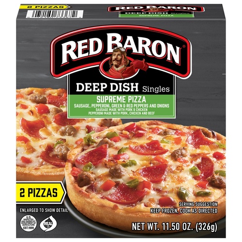 RED BARON SINGLE SERVE SUPREME           11.5 OZ