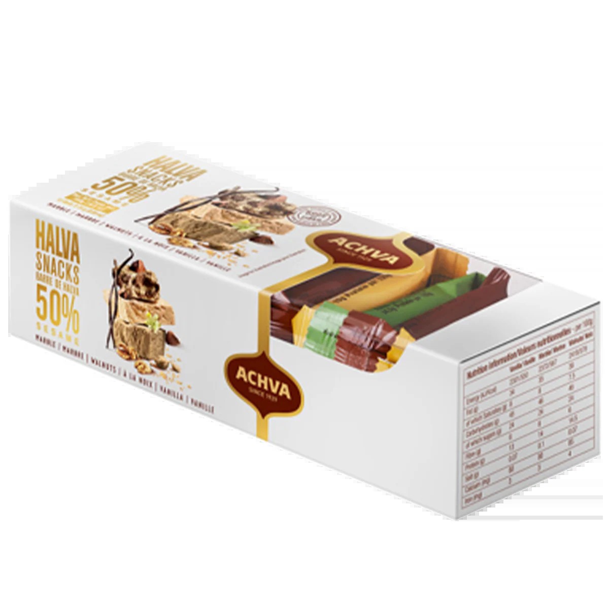 Achva:Halva Snacks 10.5 OZ