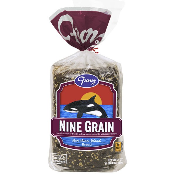 Franz Nine Grain Bread  24 Oz