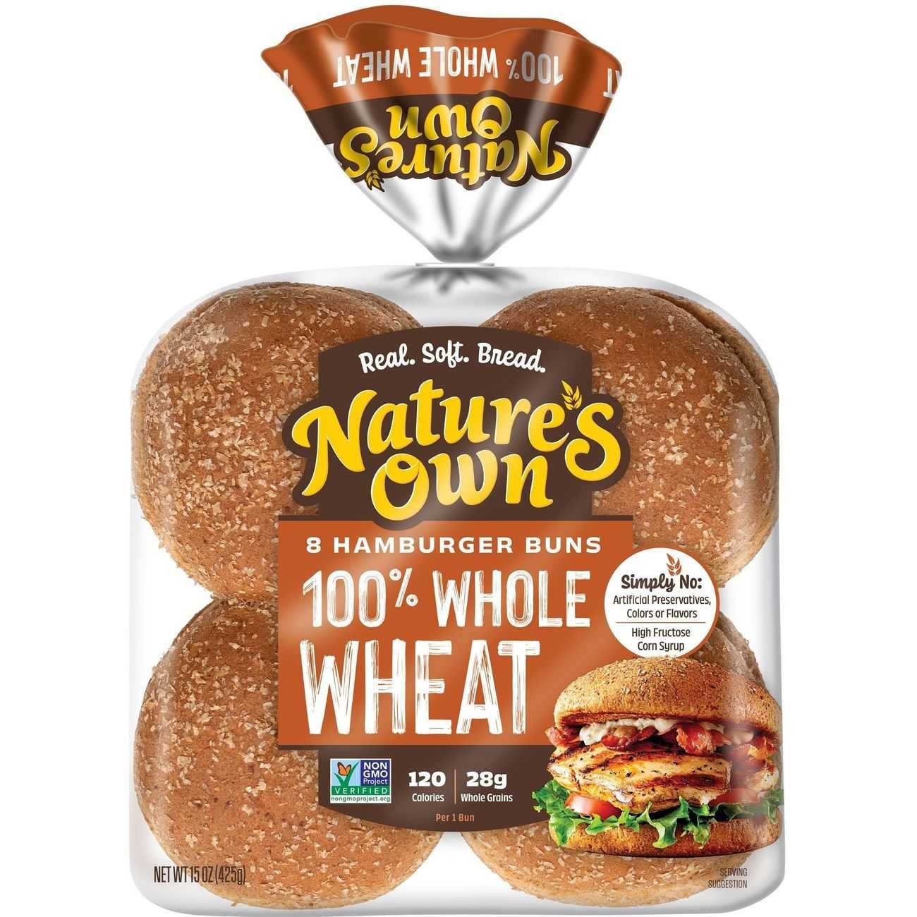 NATURE'S HAMBURGER BUNS 1.5 OZ