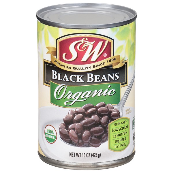SW Black Beans Organic 15 OZ