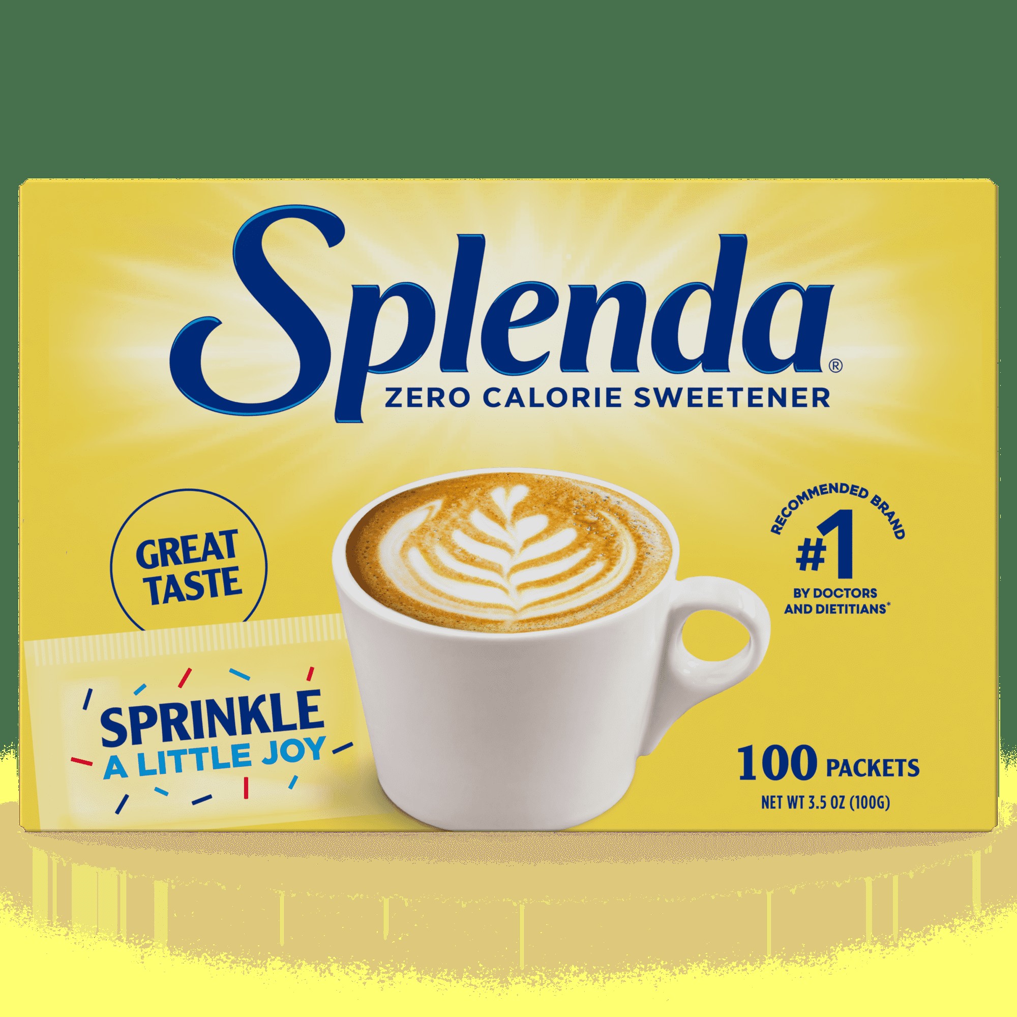 Splenda Zero Calorie Sweetener Packets 100 COUNT