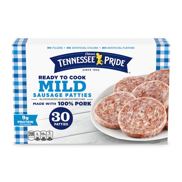 TENNESSE PRIDE MILD BREAKFAST PATTIE     1 OZ
