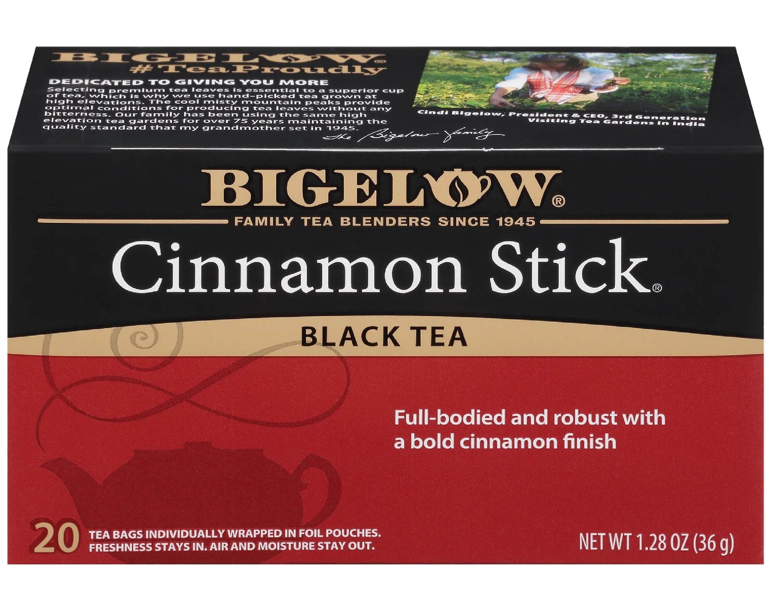 Bigelow Black Tea Cinnamon Stick 20 BAG