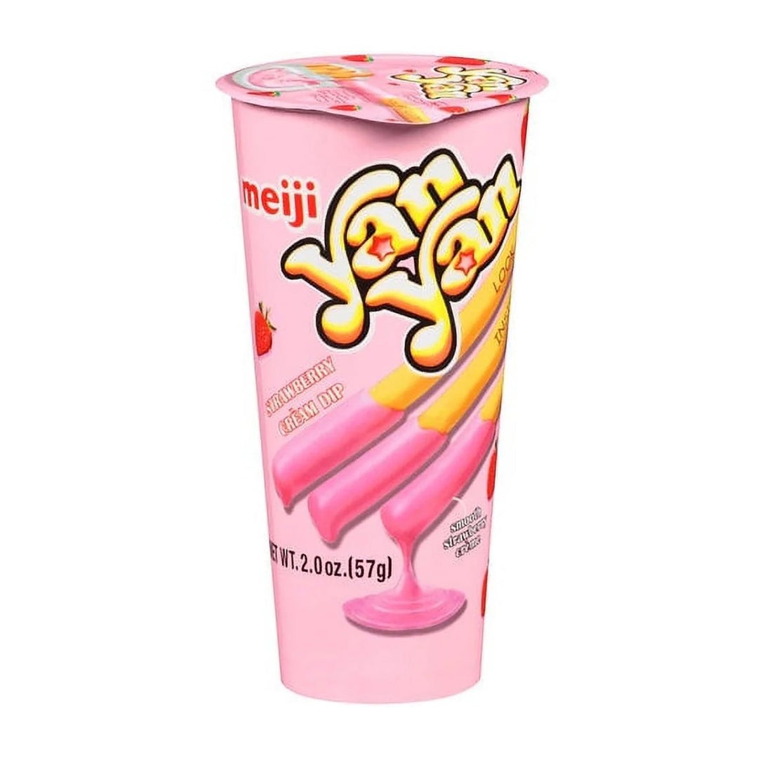 Meiji Yan Yan Strawberry Cr?me 2 OZ