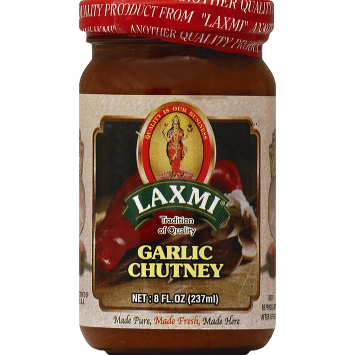 Laxmi Garlic Chutney 0.5 LBS