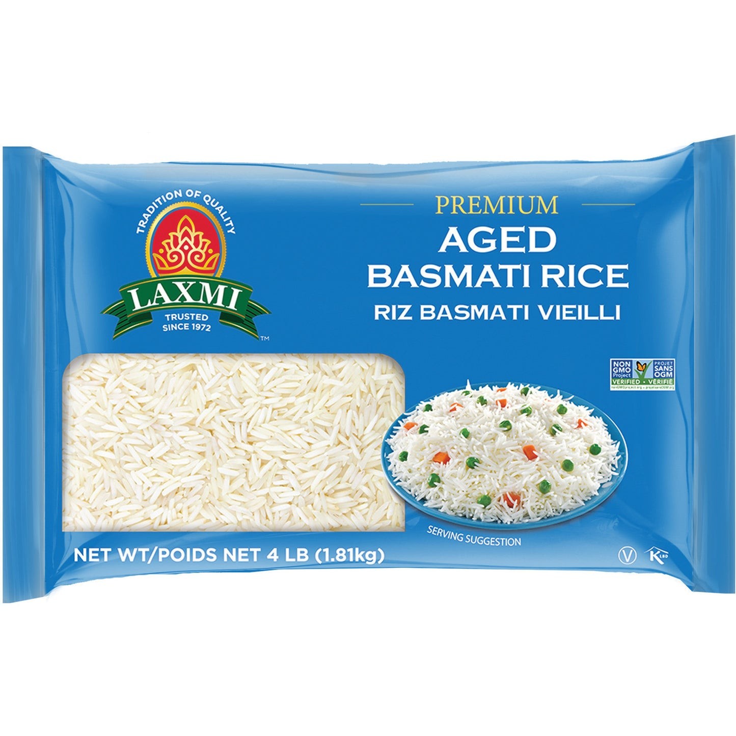 LAXMI Aged Basmati Rice 4 LBS