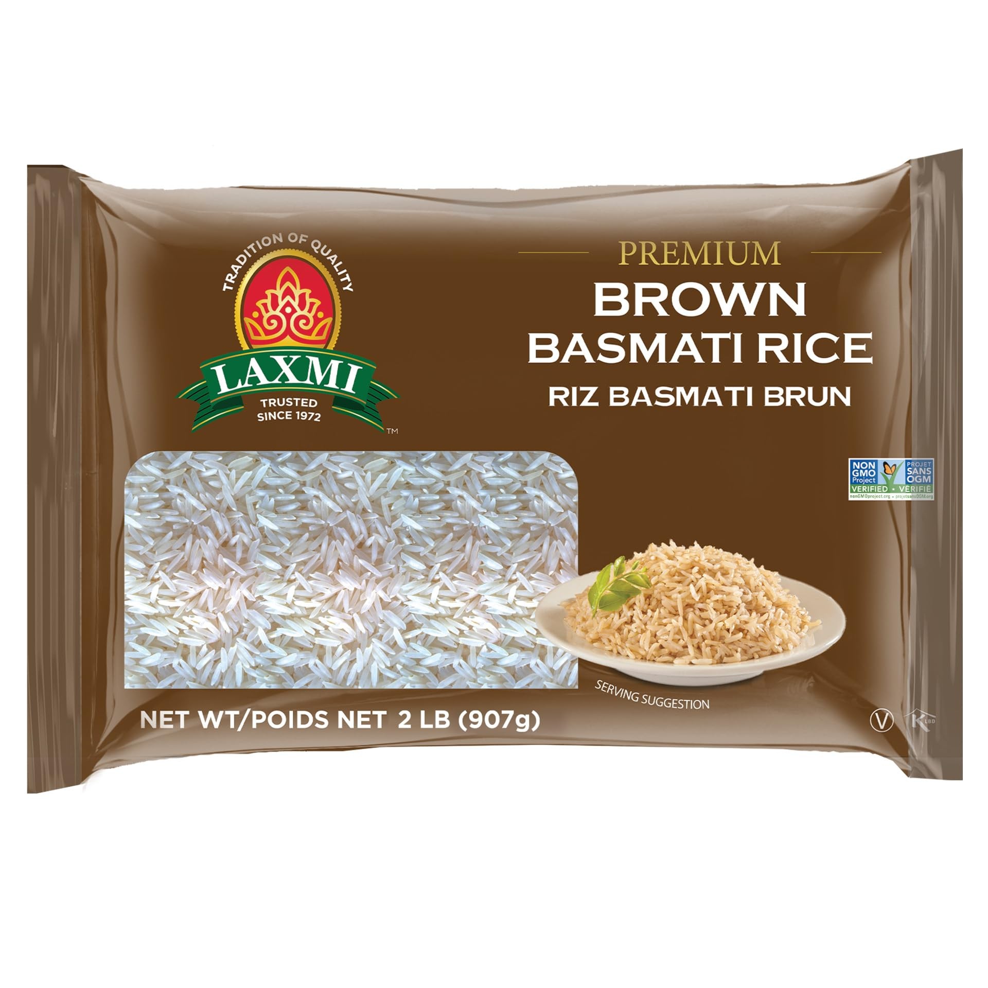 Laxmi Brown Basmati Rice 2 LBS