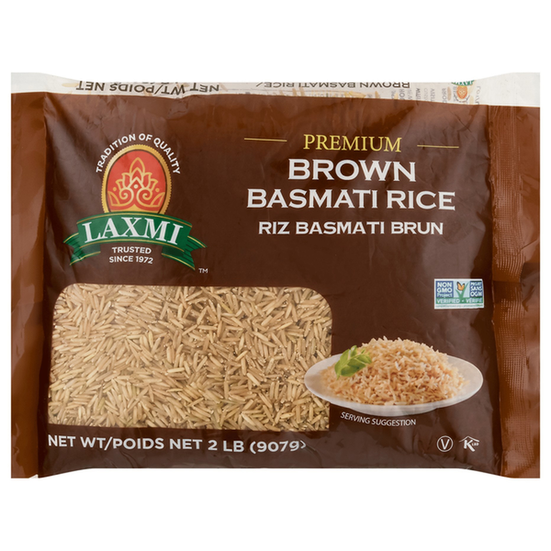 Laxmi Brown Basmati Rice 2 LBS