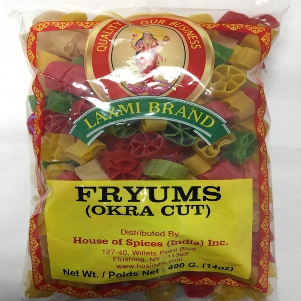 LAXMI FRYUMS OKRA 14 OZ
