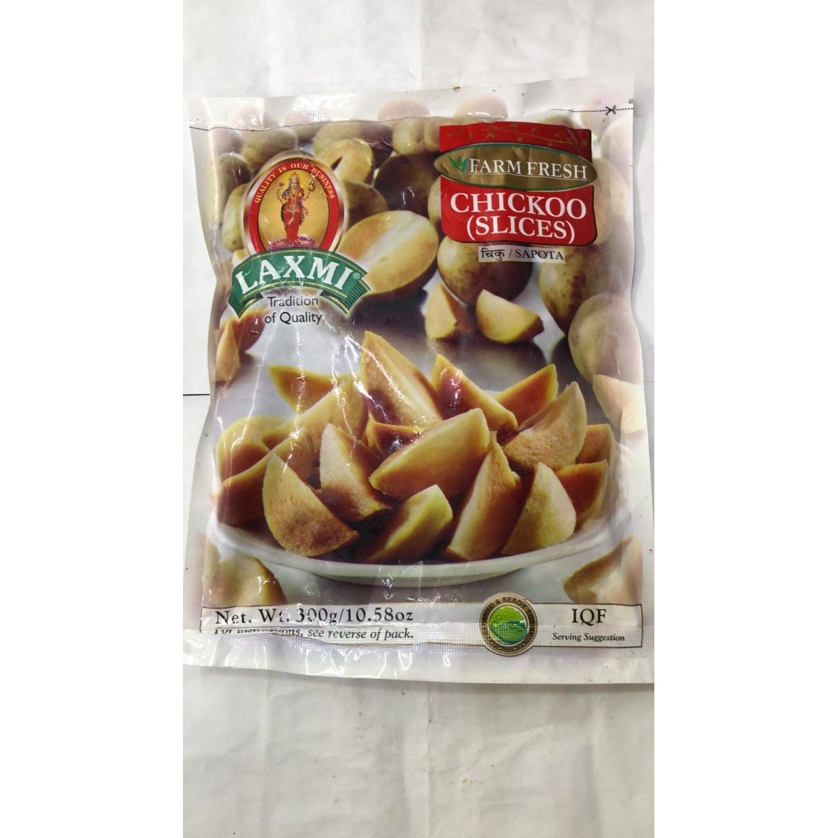 LAXMI CHICKOO SLICES 300 GM