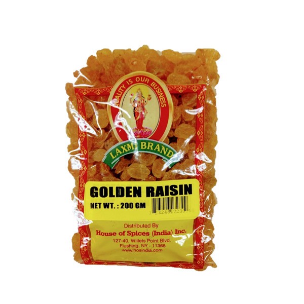 LAXMI GOLDEN RAISINS  200 GM