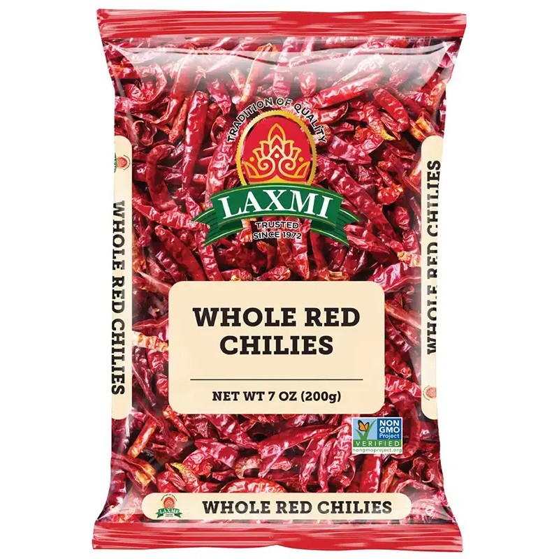 LAXMI  RED CHILLI WHOLE 200 GM
