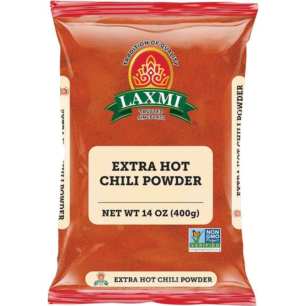 CHILLI PWD XTRA HOT LAXMI 14 OZ