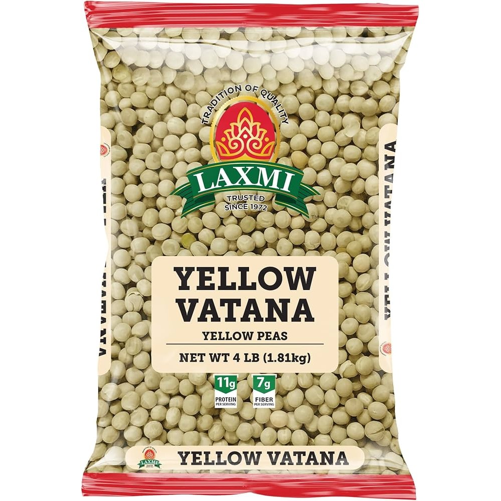 Laxmi Peas   Laxmi Whole Yellow Peas(vatana) 2 LBS