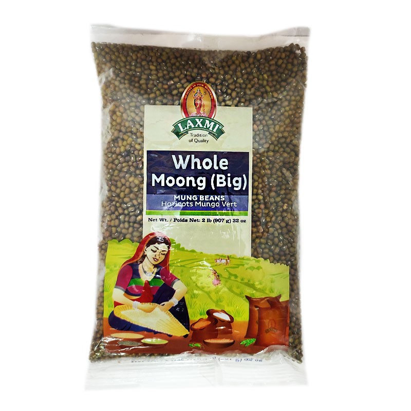 LAXMI MOONG WHOLE BIG 2 LBS