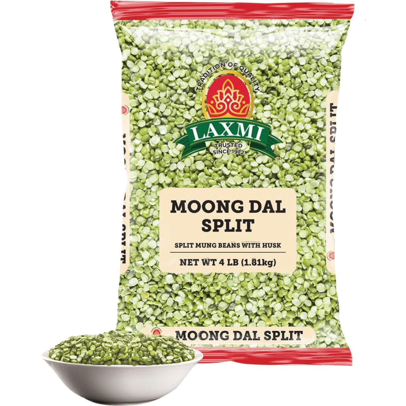 LAXMI MOONG DAL WITH CHILKA 4 LBS