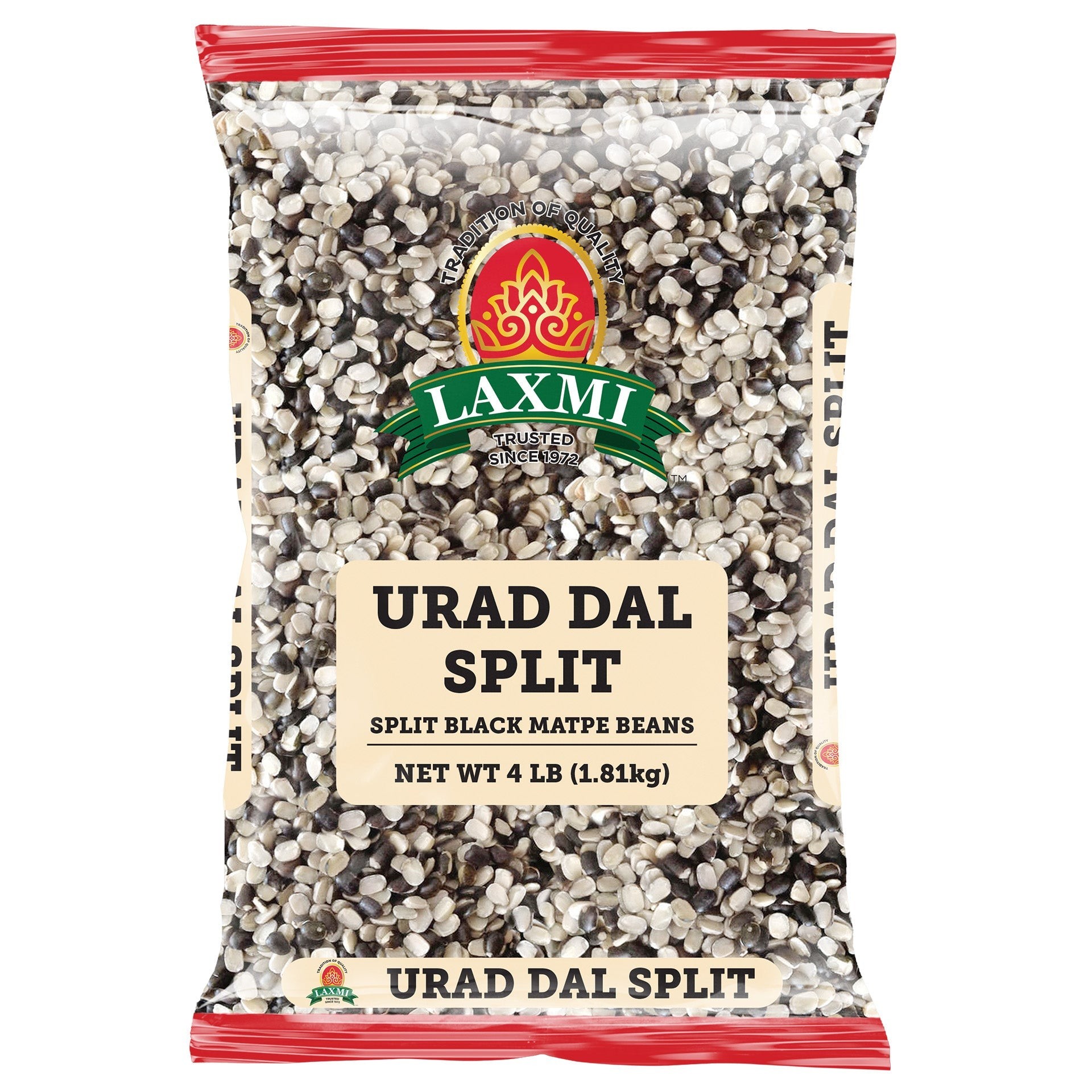 Laxmi Urad Dal Split With Skin 4 Lbs