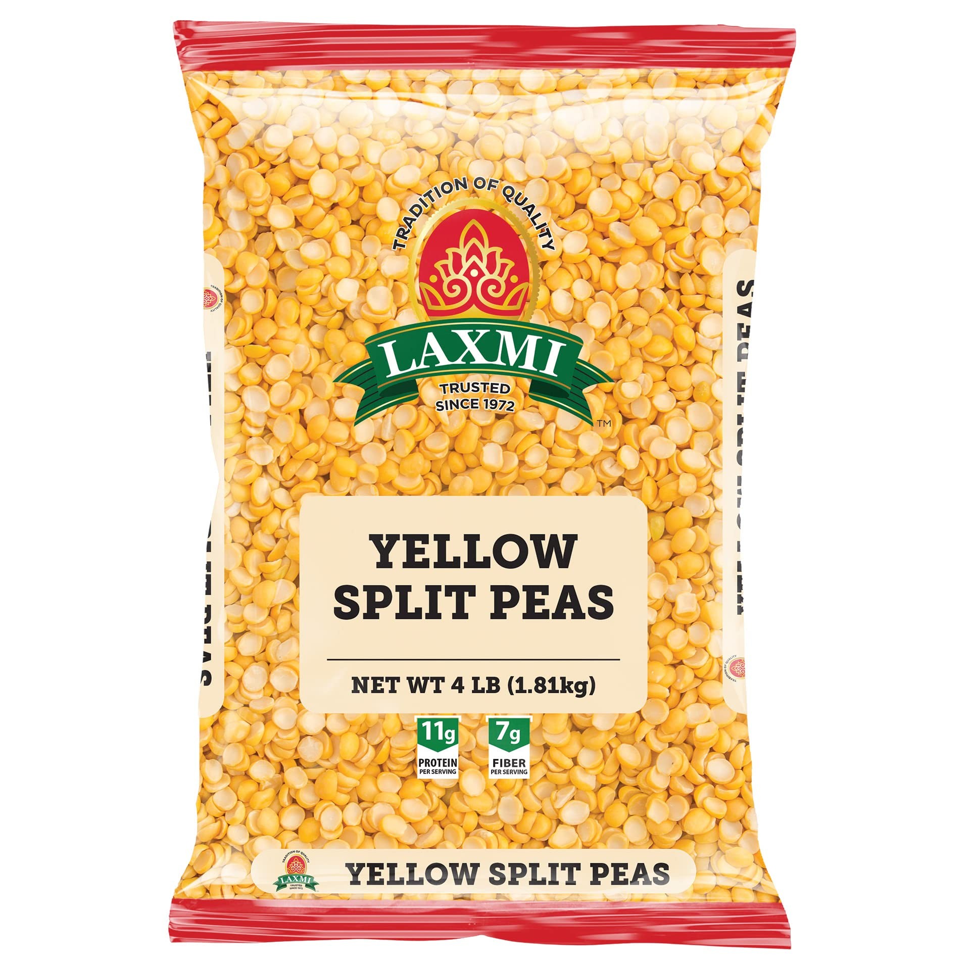 Laxmi Yellow Split Peas 2 LBS