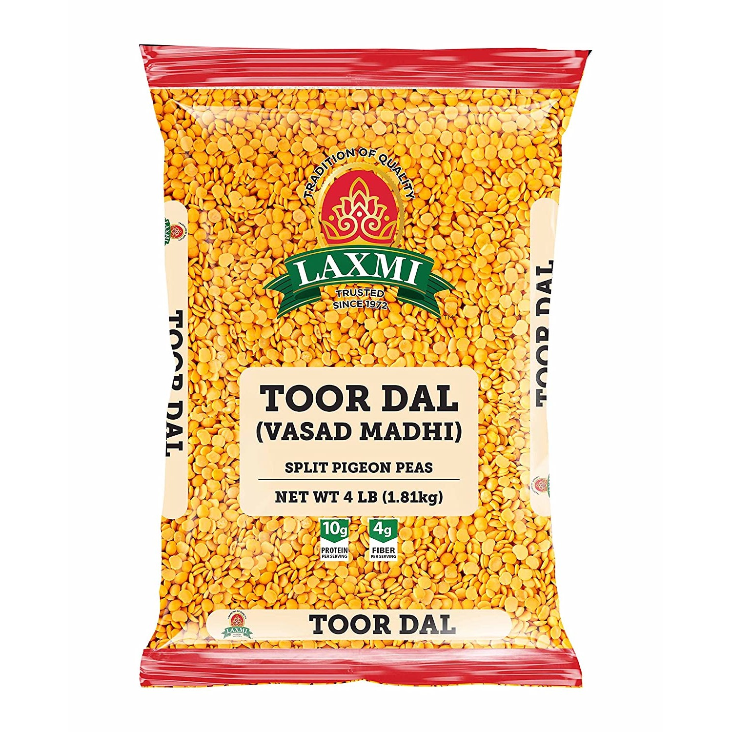 LAXMI TOOR DAL PLAIN 4 LBS