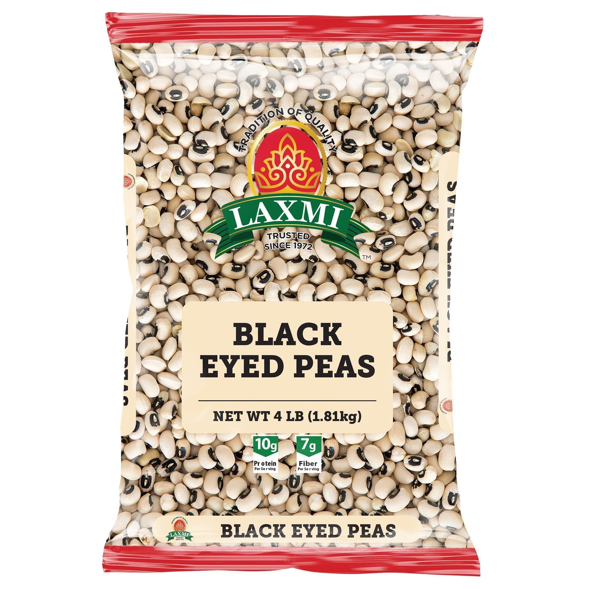 LAXMI BLACK EYE BEANS 4 LBS
