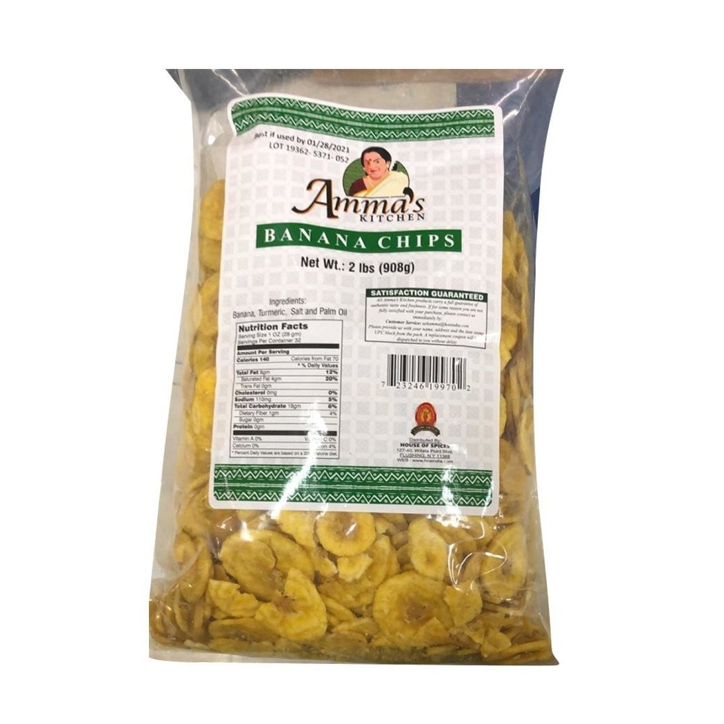 Ammas Banana Chips 908 GM