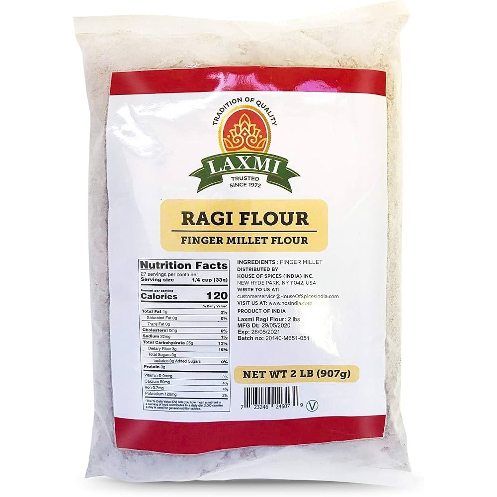 Laxmi Ragi Flour 2 Lbs