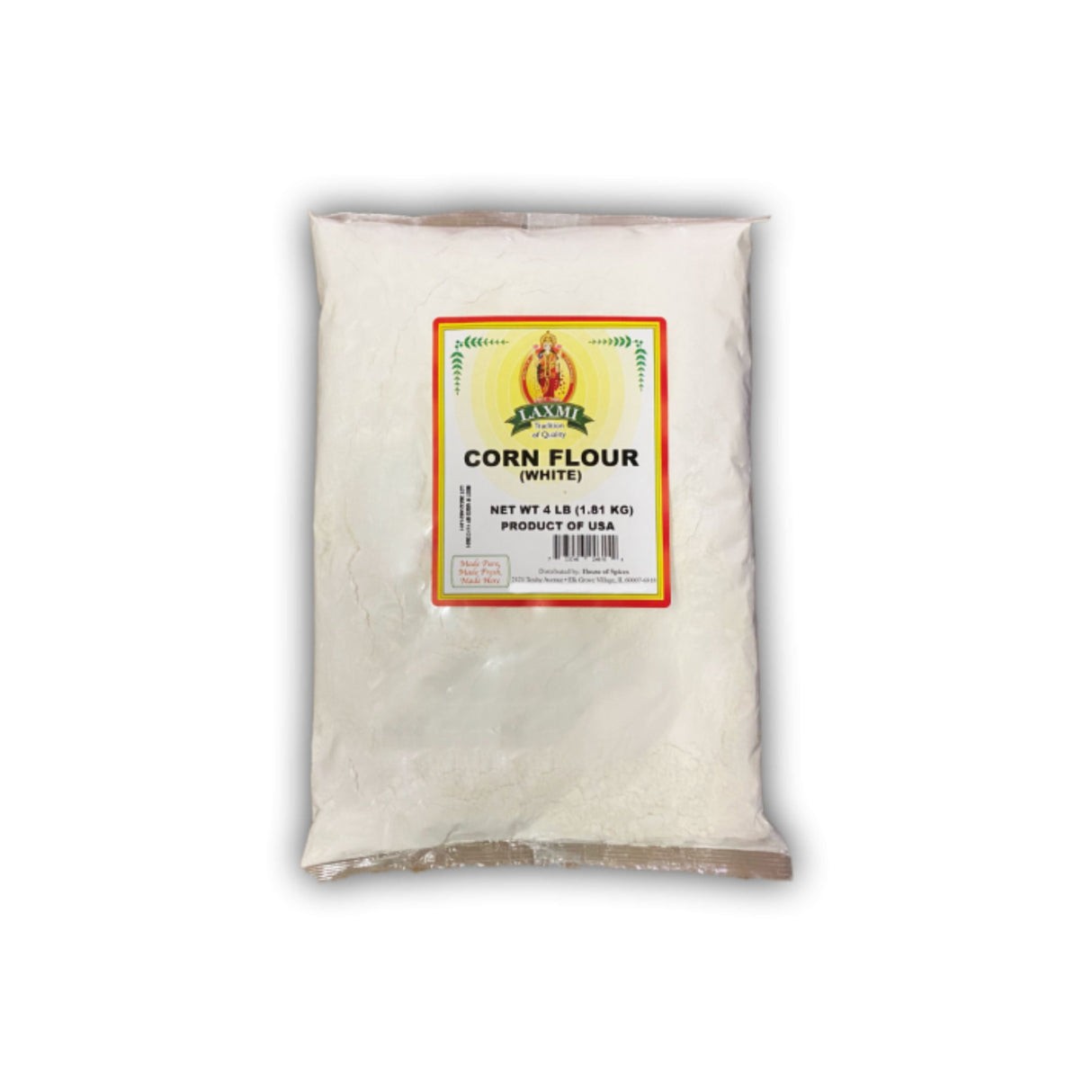 LAXMI CORN FLOUR WHITE 4 LBS