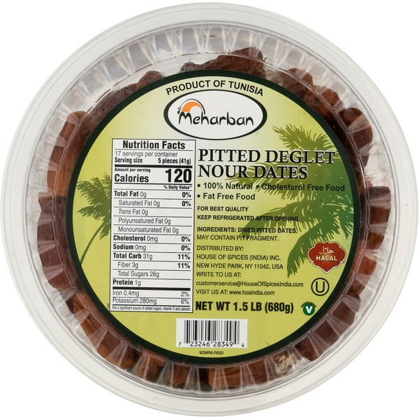Meharban Pitted Dates 10 OZ