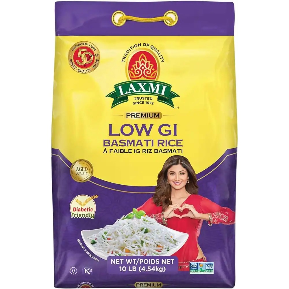 BASMATI RICE DIABETES LAXMI 10 LBS