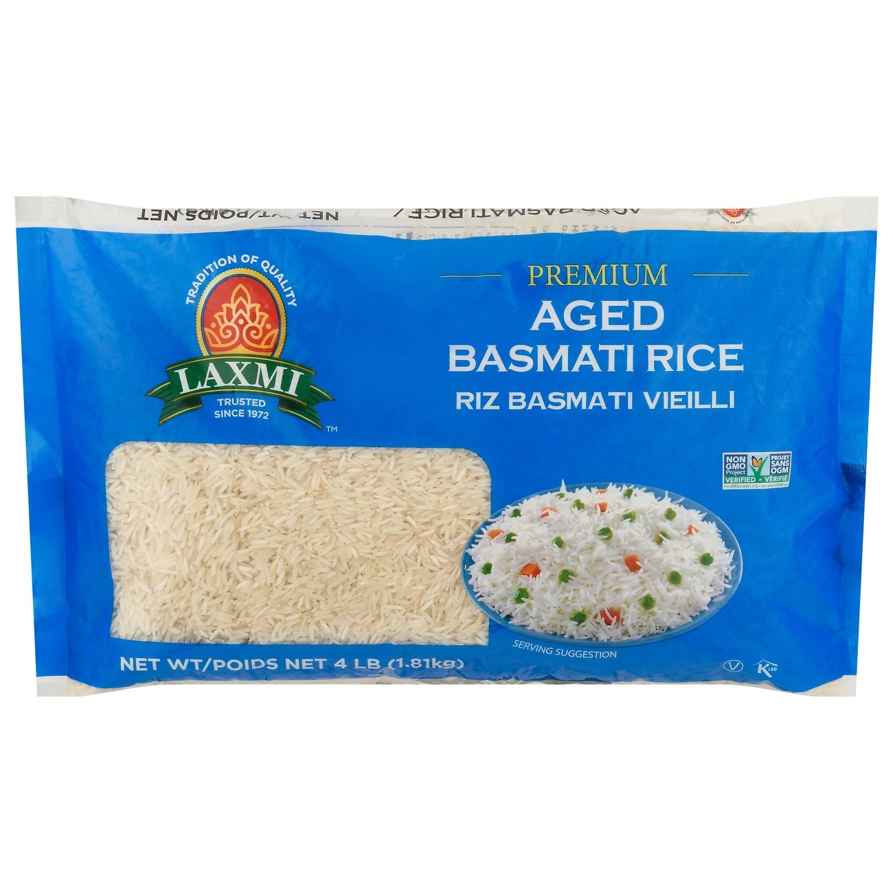 LAXMI Aged Bas. Rice 4 LBS