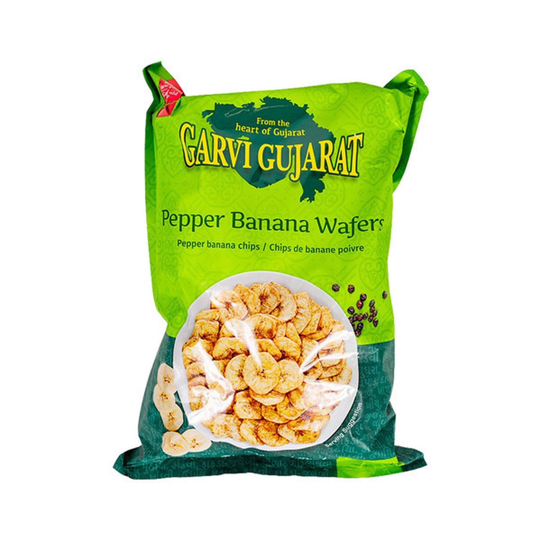 GARVI GUJARAT PEPPER BANANA WAFERS 26 OZ