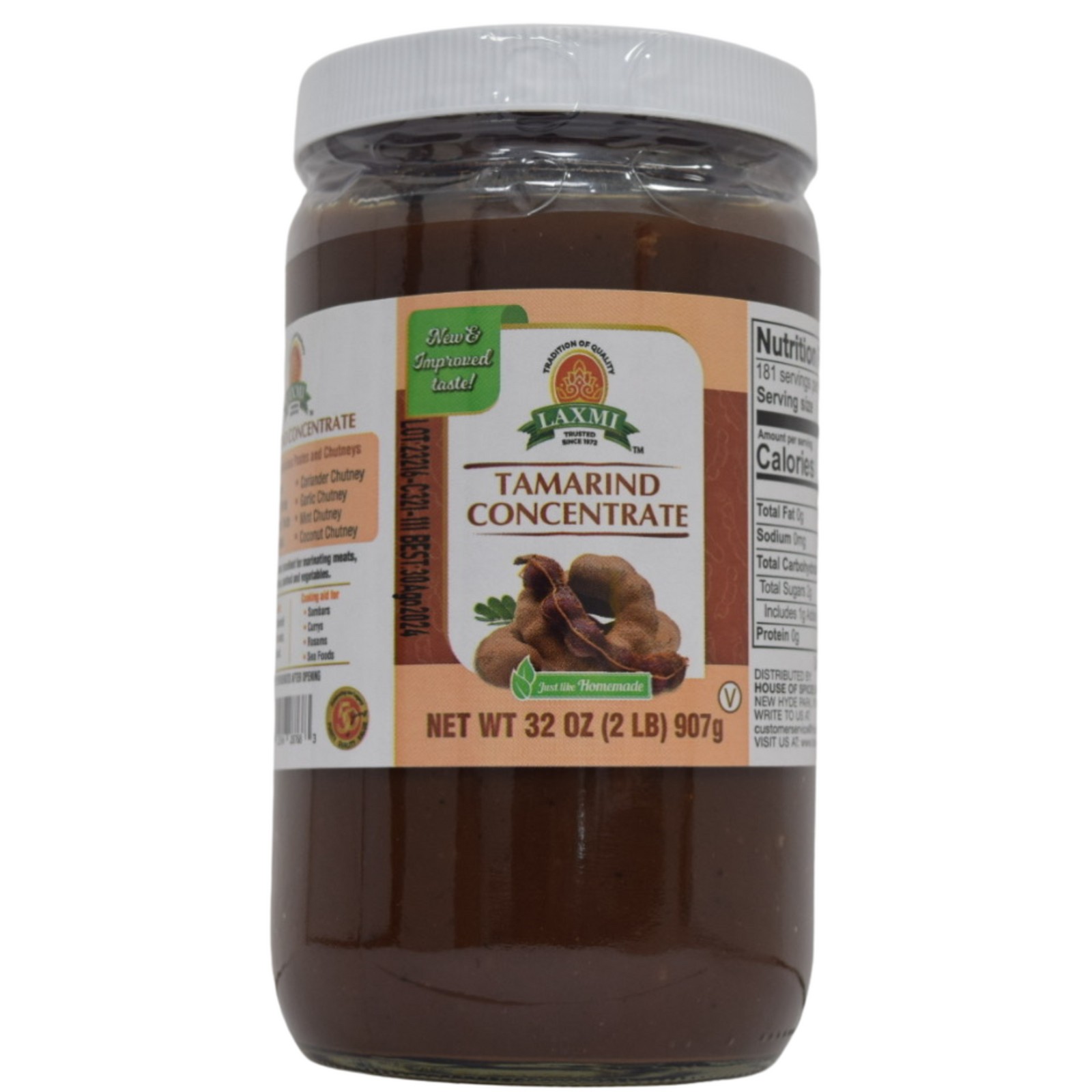 Laxmi Tamarind Concentrate 32 OZ