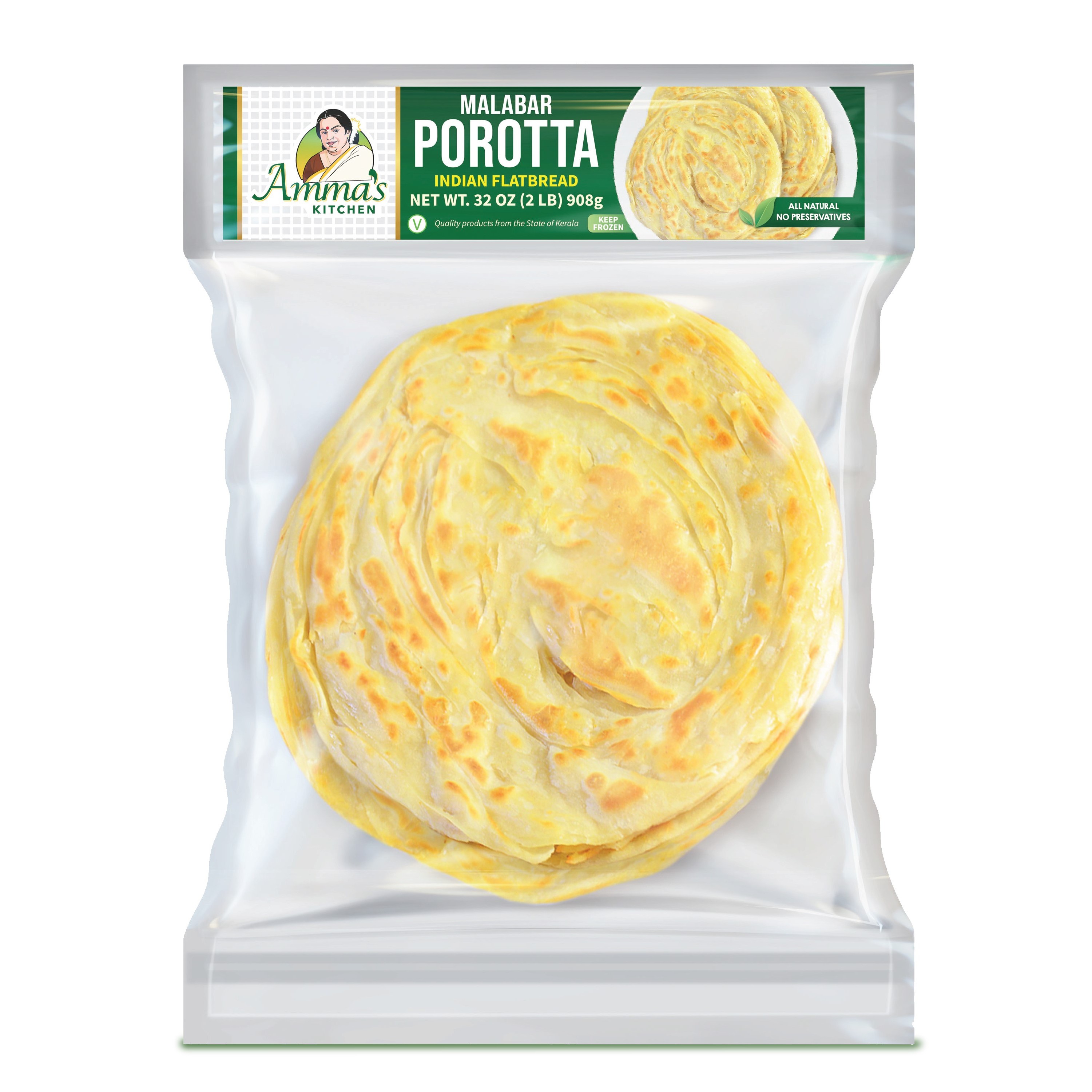 AMMA'S MALABAR PARATHA 908 GM