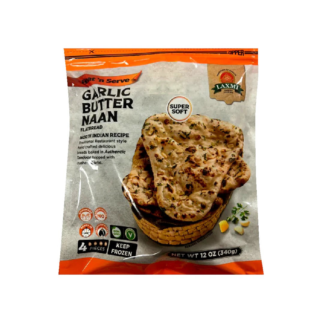 LAXMI GARLIC BUTTER NAAN 12 OZ